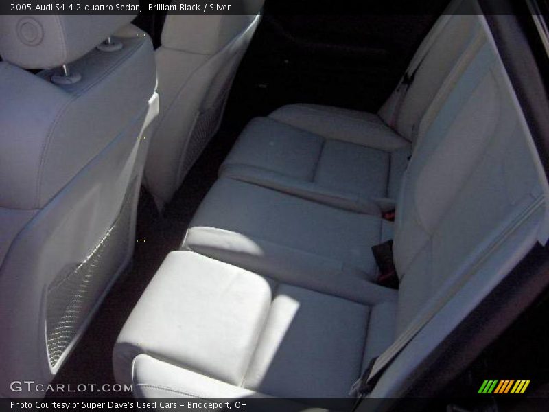 Brilliant Black / Silver 2005 Audi S4 4.2 quattro Sedan