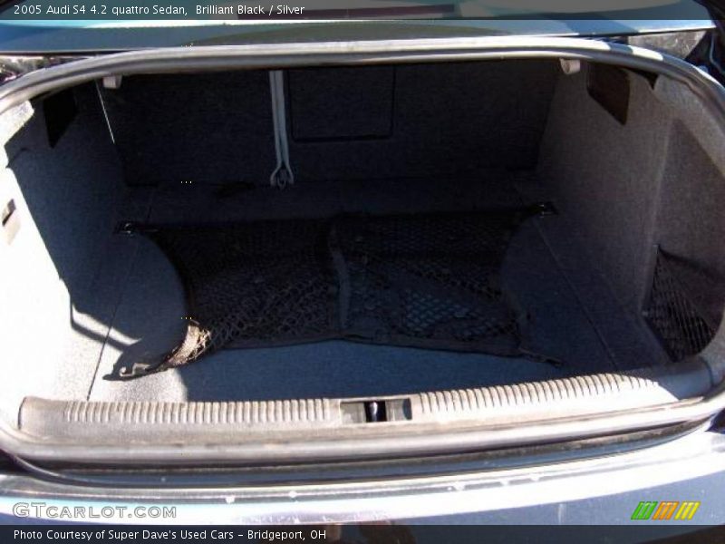 Brilliant Black / Silver 2005 Audi S4 4.2 quattro Sedan