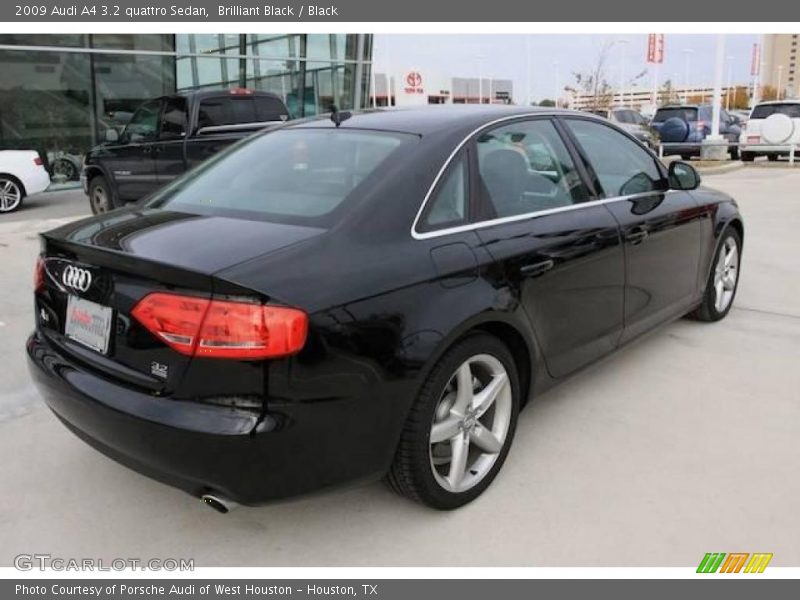 Brilliant Black / Black 2009 Audi A4 3.2 quattro Sedan