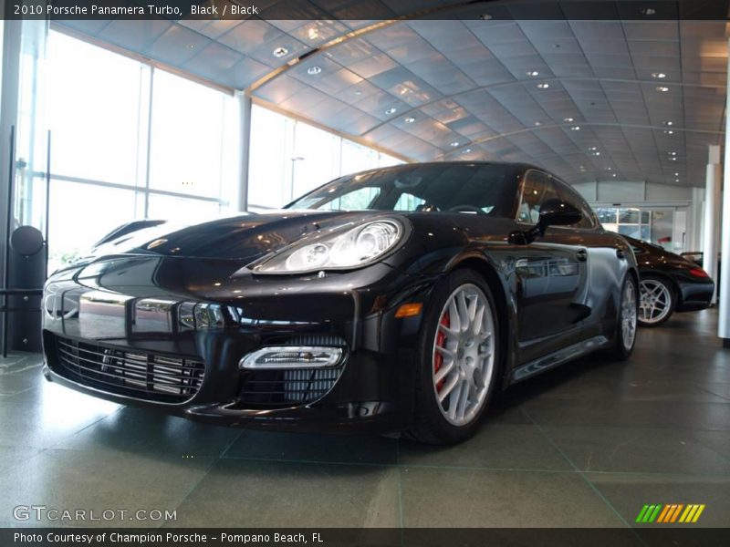 Black / Black 2010 Porsche Panamera Turbo