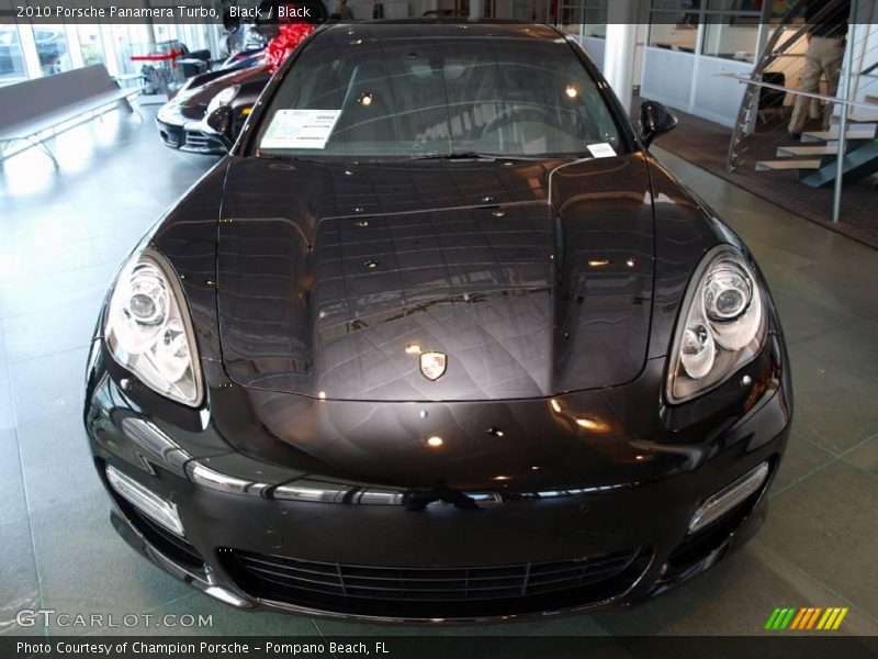 Black / Black 2010 Porsche Panamera Turbo