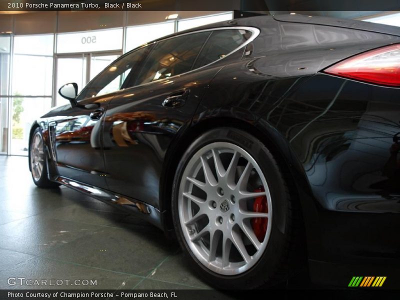 Black / Black 2010 Porsche Panamera Turbo