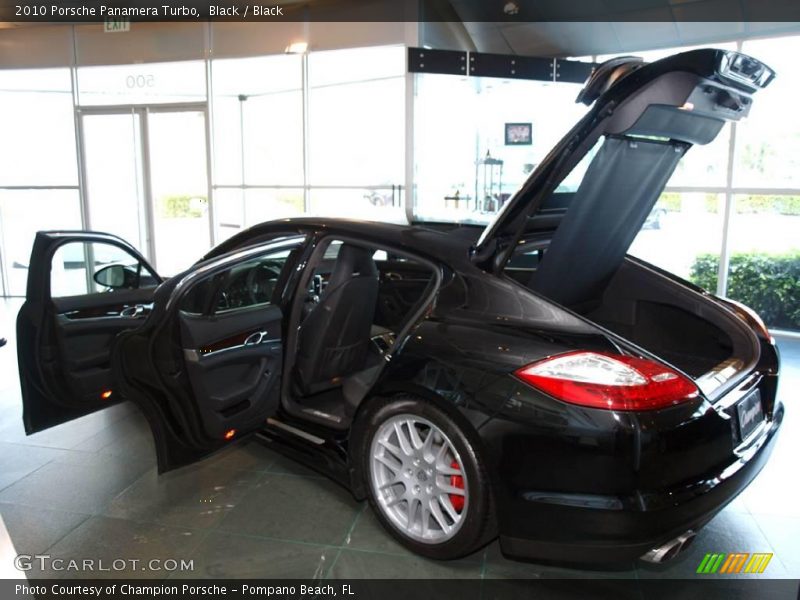 Black / Black 2010 Porsche Panamera Turbo