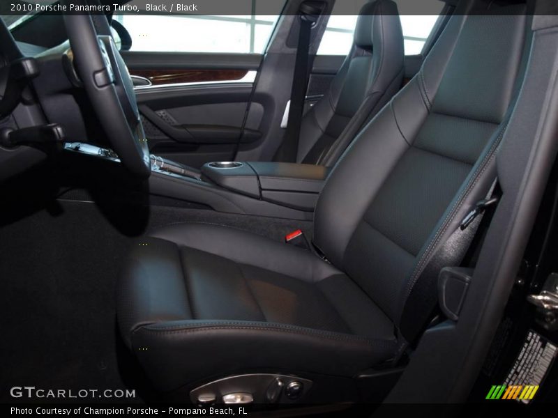 Black / Black 2010 Porsche Panamera Turbo