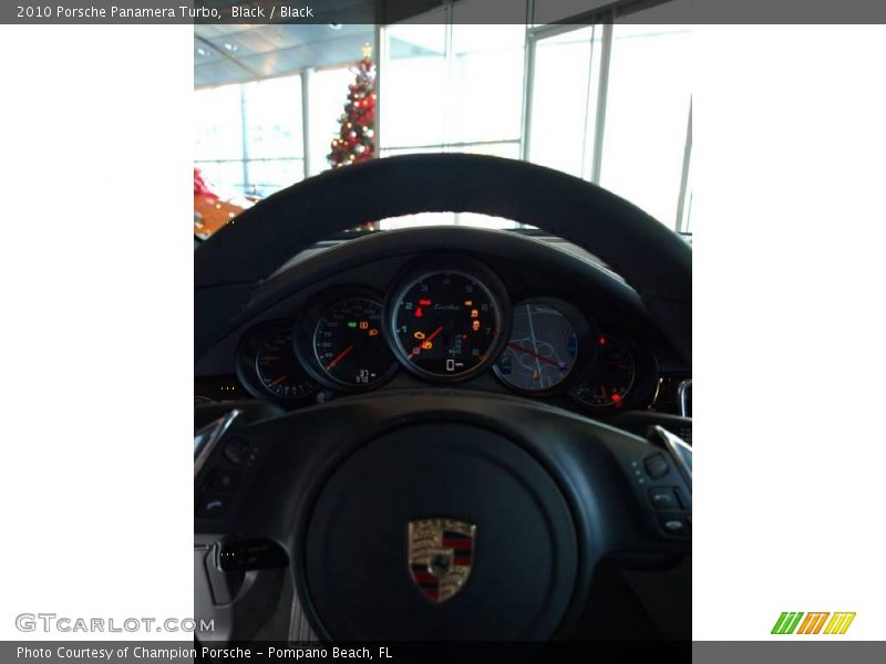 Black / Black 2010 Porsche Panamera Turbo