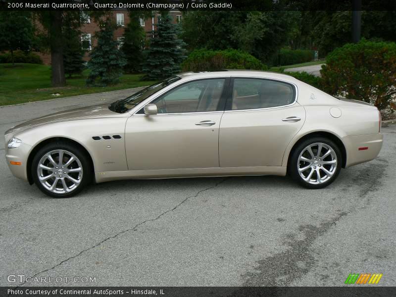 Quartzo Dolomite (Champagne) / Cuoio (Saddle) 2006 Maserati Quattroporte
