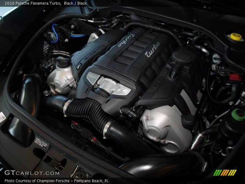 Black / Black 2010 Porsche Panamera Turbo