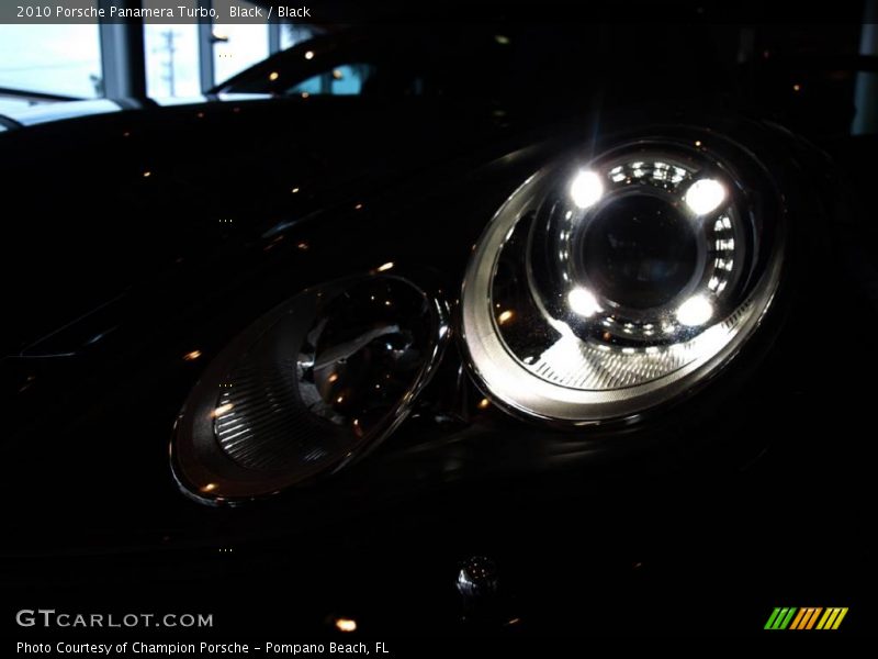 Black / Black 2010 Porsche Panamera Turbo