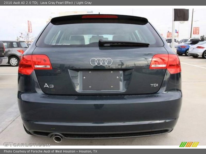 Lava Gray Pearl Effect / Light Gray 2010 Audi A3 2.0 TDI
