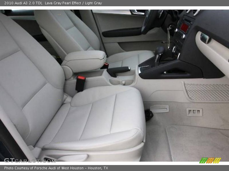 Lava Gray Pearl Effect / Light Gray 2010 Audi A3 2.0 TDI