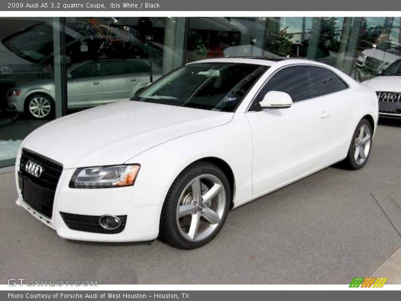 Ibis White / Black 2009 Audi A5 3.2 quattro Coupe