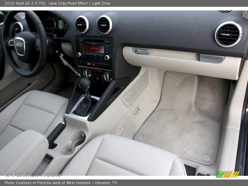Lava Gray Pearl Effect / Light Gray 2010 Audi A3 2.0 TDI