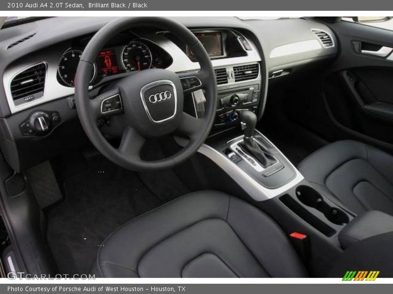 Brilliant Black / Black 2010 Audi A4 2.0T Sedan