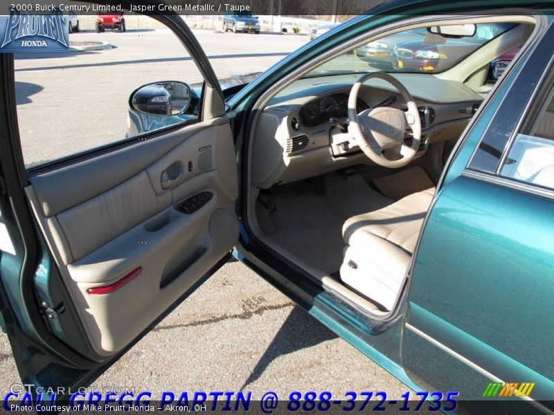 Jasper Green Metallic / Taupe 2000 Buick Century Limited