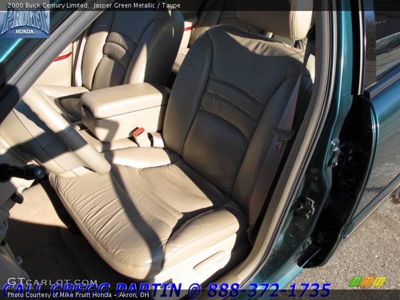 Jasper Green Metallic / Taupe 2000 Buick Century Limited
