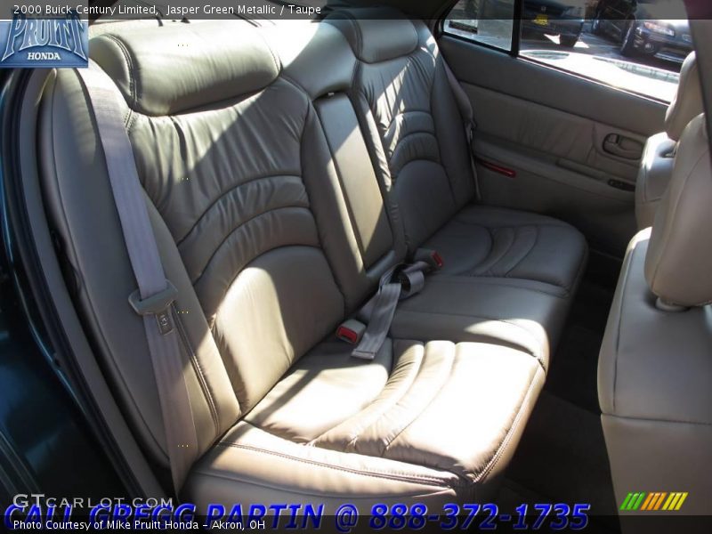 Jasper Green Metallic / Taupe 2000 Buick Century Limited