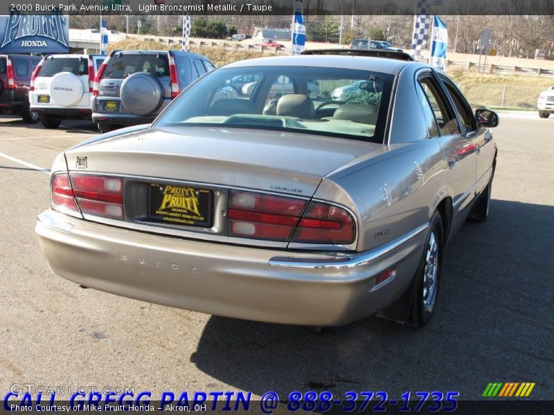 Light Bronzemist Metallic / Taupe 2000 Buick Park Avenue Ultra