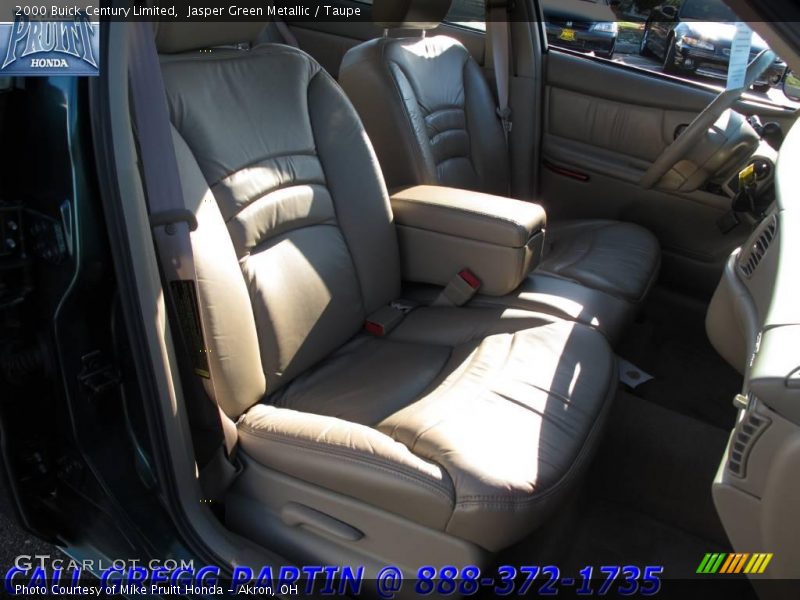 Jasper Green Metallic / Taupe 2000 Buick Century Limited