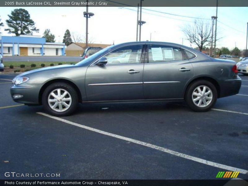 Steelmist Gray Metallic / Gray 2005 Buick LaCrosse CXL