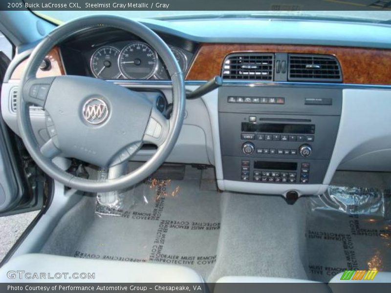 Steelmist Gray Metallic / Gray 2005 Buick LaCrosse CXL