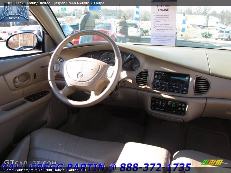 Jasper Green Metallic / Taupe 2000 Buick Century Limited