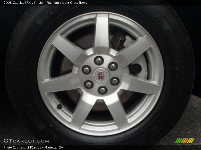 Light Platinum / Light Gray/Ebony 2008 Cadillac SRX V6