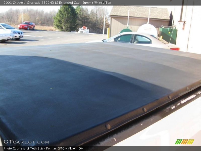 Summit White / Tan 2001 Chevrolet Silverado 2500HD LS Extended Cab