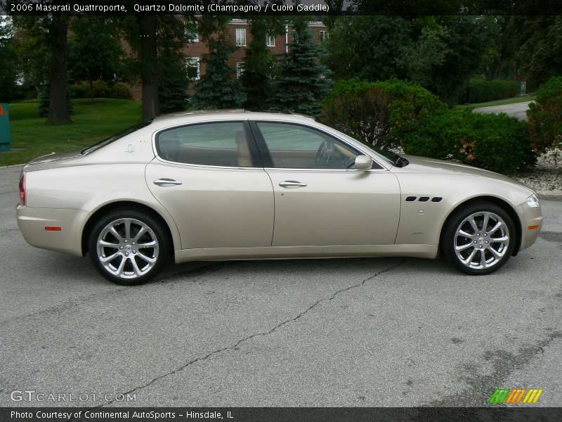 Quartzo Dolomite (Champagne) / Cuoio (Saddle) 2006 Maserati Quattroporte