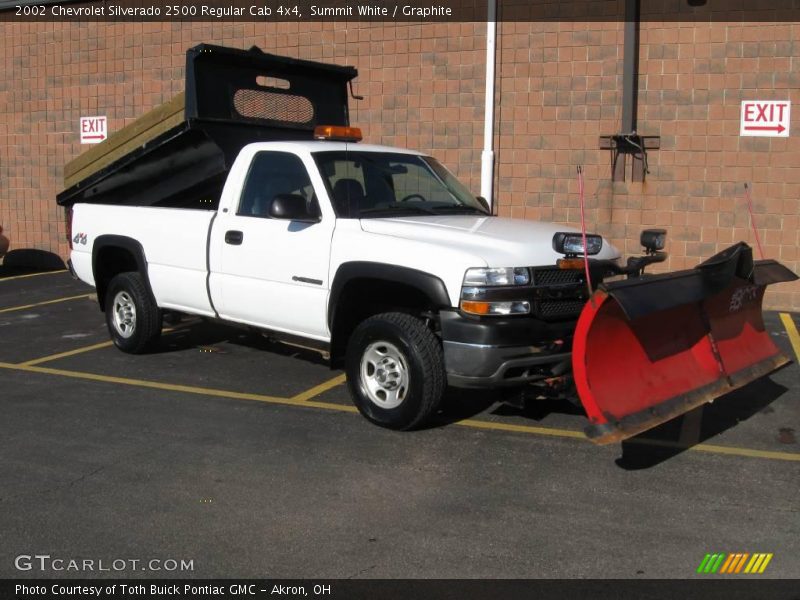 Summit White / Graphite 2002 Chevrolet Silverado 2500 Regular Cab 4x4