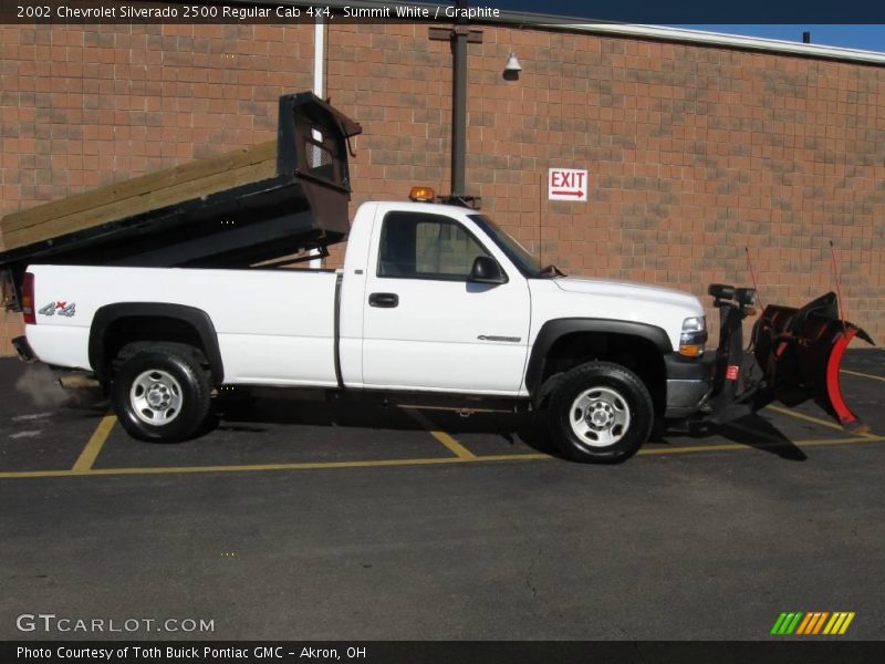 Summit White / Graphite 2002 Chevrolet Silverado 2500 Regular Cab 4x4