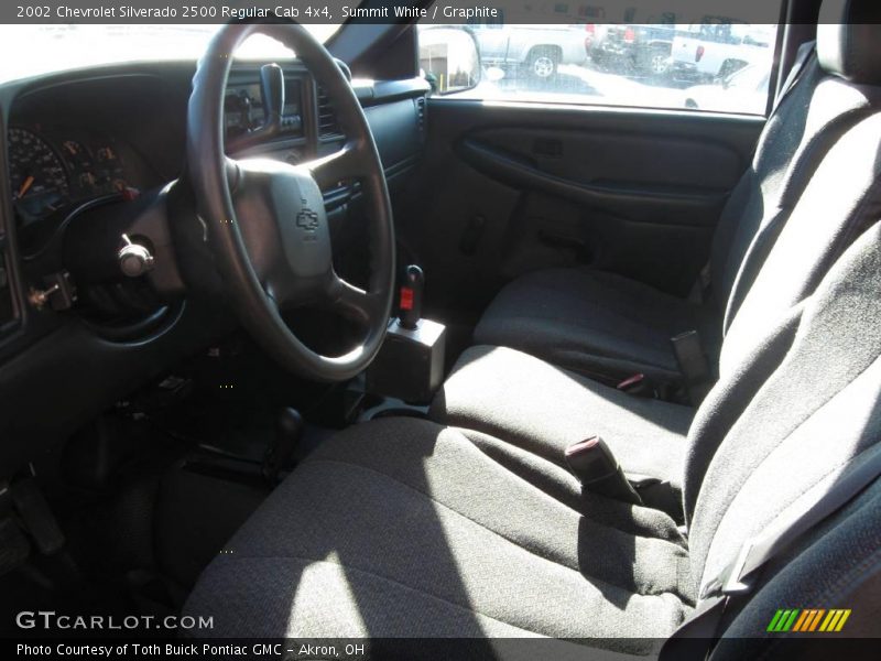 Summit White / Graphite 2002 Chevrolet Silverado 2500 Regular Cab 4x4