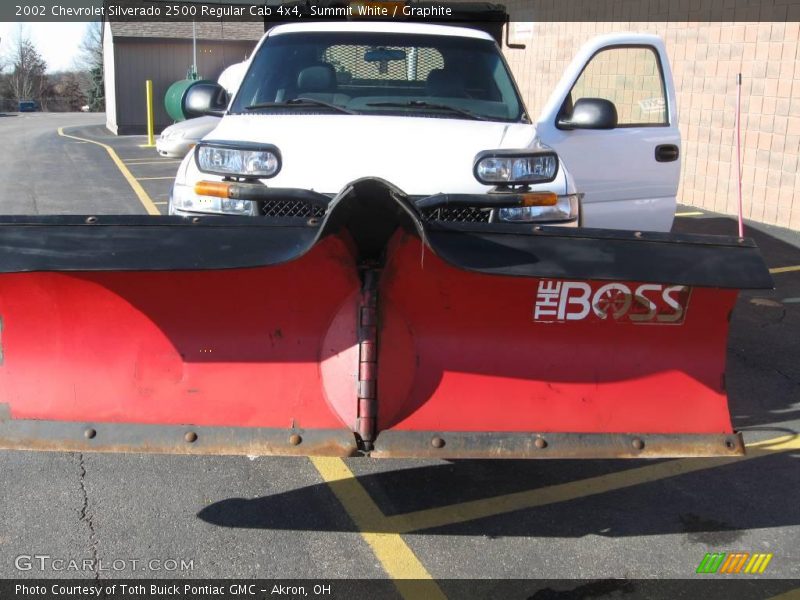 Summit White / Graphite 2002 Chevrolet Silverado 2500 Regular Cab 4x4