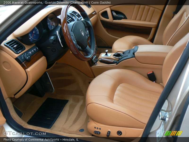 Quartzo Dolomite (Champagne) / Cuoio (Saddle) 2006 Maserati Quattroporte