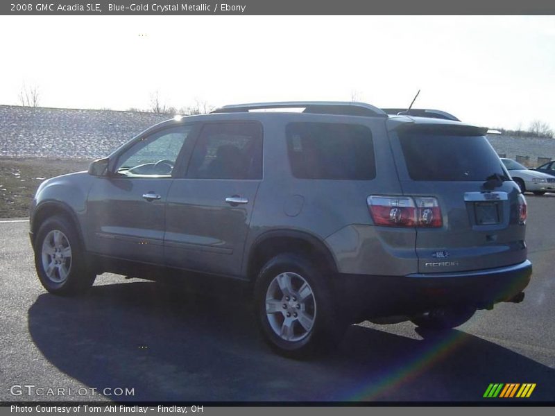 Blue-Gold Crystal Metallic / Ebony 2008 GMC Acadia SLE