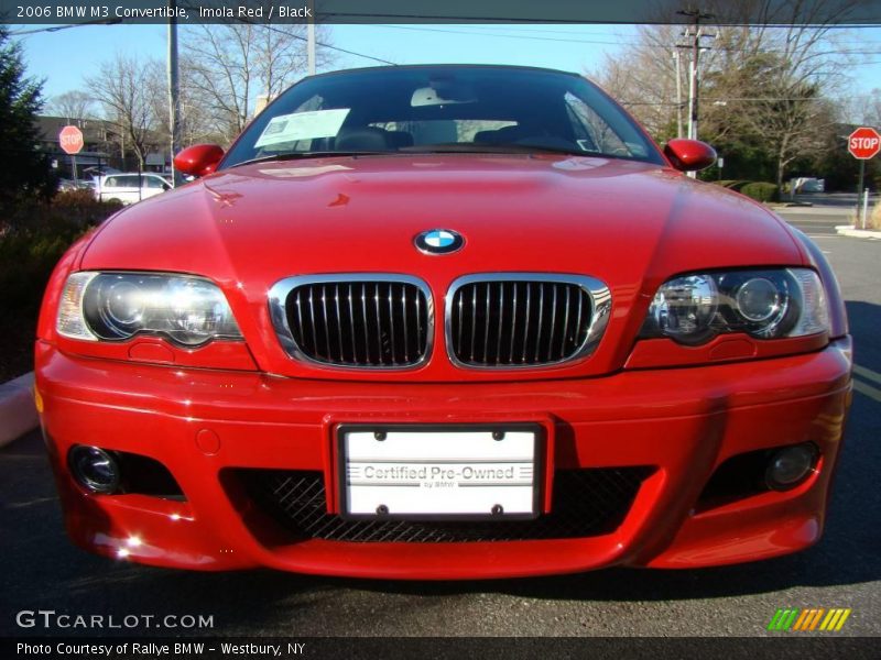 Imola Red / Black 2006 BMW M3 Convertible