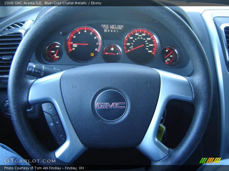 Blue-Gold Crystal Metallic / Ebony 2008 GMC Acadia SLE