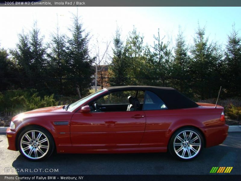 Imola Red / Black 2006 BMW M3 Convertible