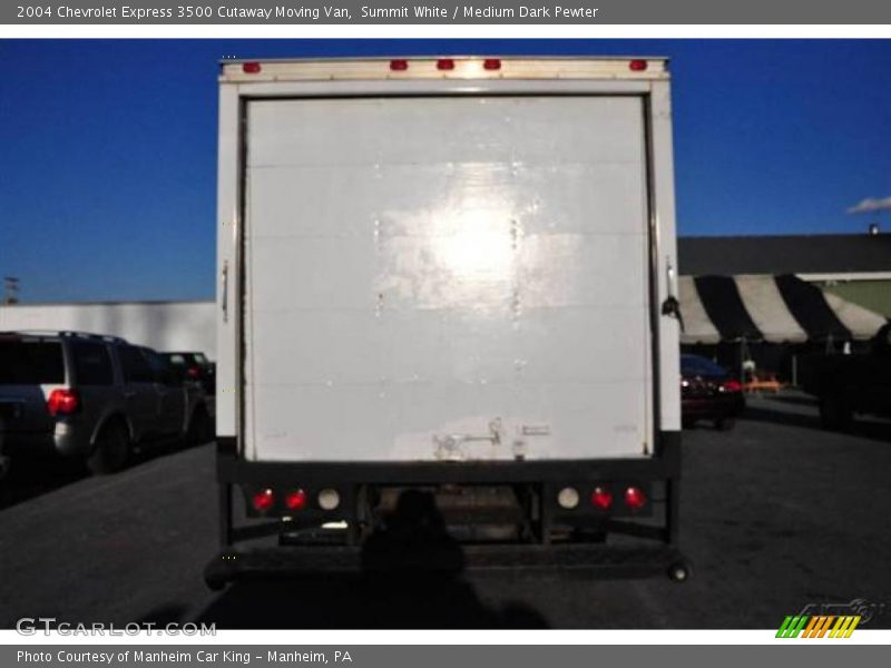 Summit White / Medium Dark Pewter 2004 Chevrolet Express 3500 Cutaway Moving Van