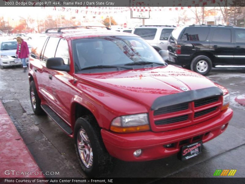 Flame Red / Dark Slate Gray 2003 Dodge Durango R/T 4x4