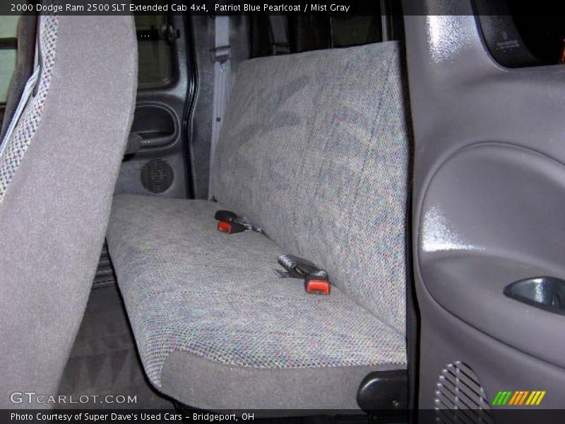 Patriot Blue Pearlcoat / Mist Gray 2000 Dodge Ram 2500 SLT Extended Cab 4x4