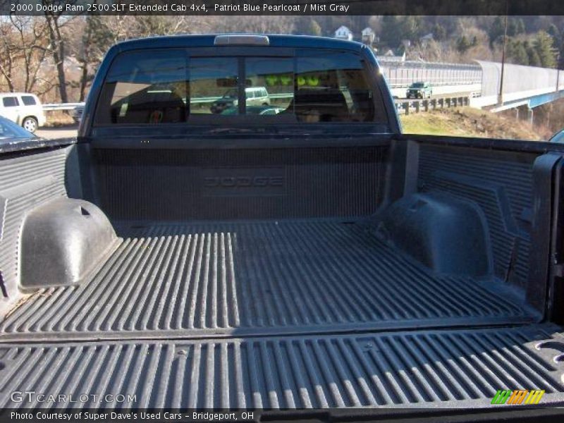 Patriot Blue Pearlcoat / Mist Gray 2000 Dodge Ram 2500 SLT Extended Cab 4x4