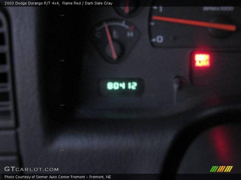 Flame Red / Dark Slate Gray 2003 Dodge Durango R/T 4x4