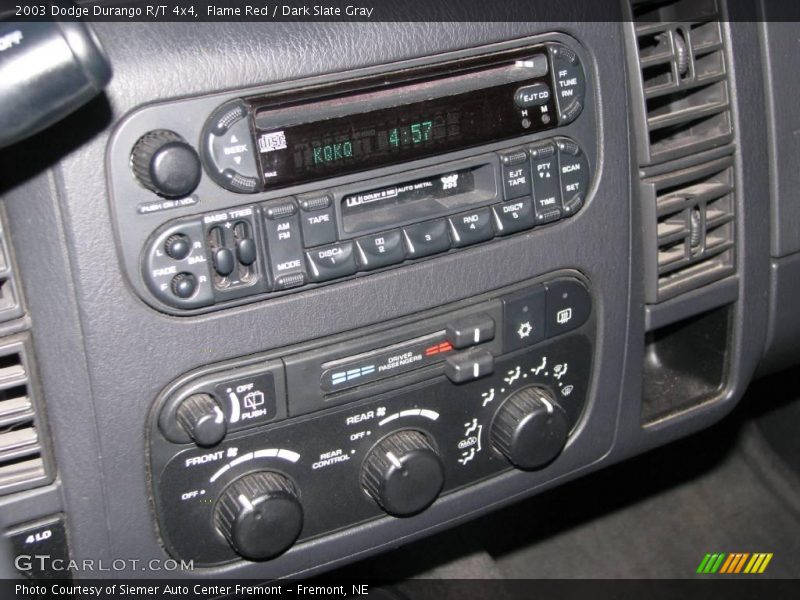 Flame Red / Dark Slate Gray 2003 Dodge Durango R/T 4x4