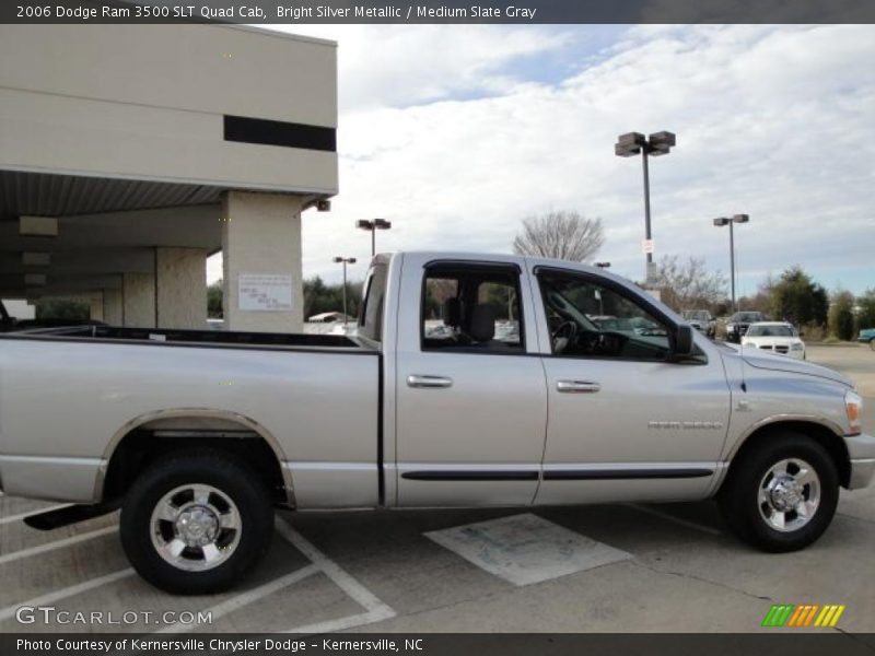 Bright Silver Metallic / Medium Slate Gray 2006 Dodge Ram 3500 SLT Quad Cab