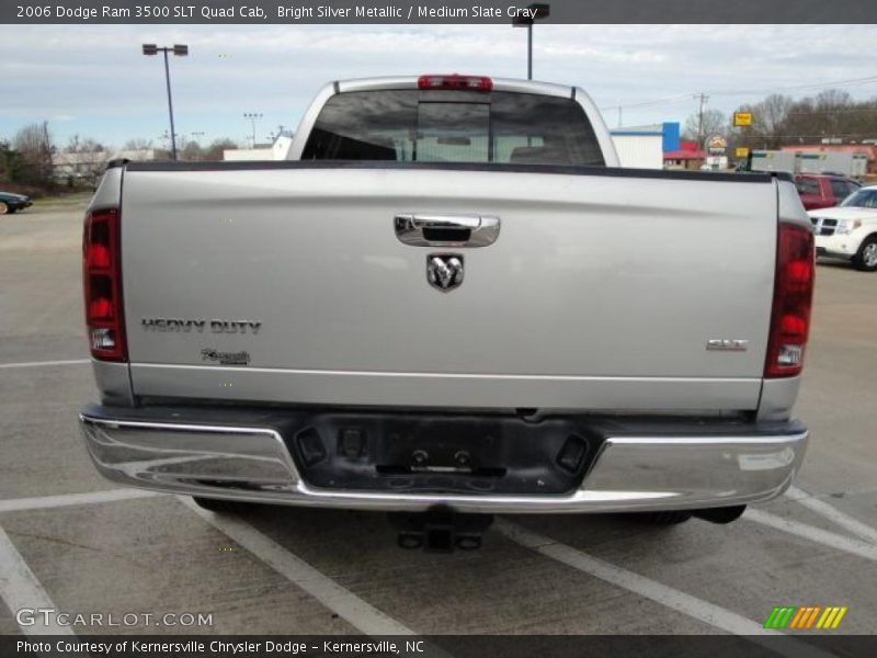 Bright Silver Metallic / Medium Slate Gray 2006 Dodge Ram 3500 SLT Quad Cab