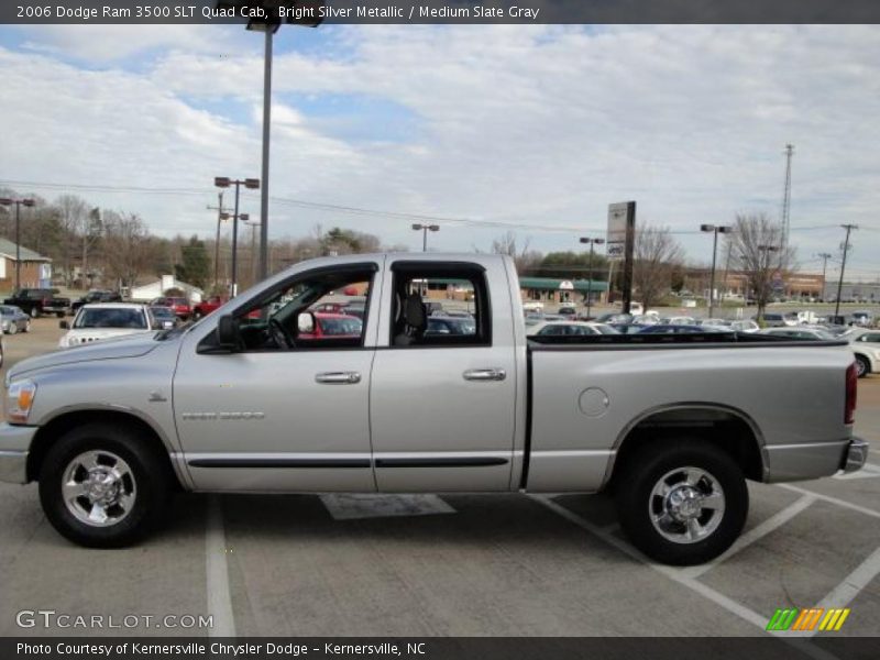 Bright Silver Metallic / Medium Slate Gray 2006 Dodge Ram 3500 SLT Quad Cab