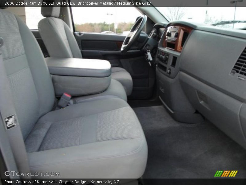 Bright Silver Metallic / Medium Slate Gray 2006 Dodge Ram 3500 SLT Quad Cab