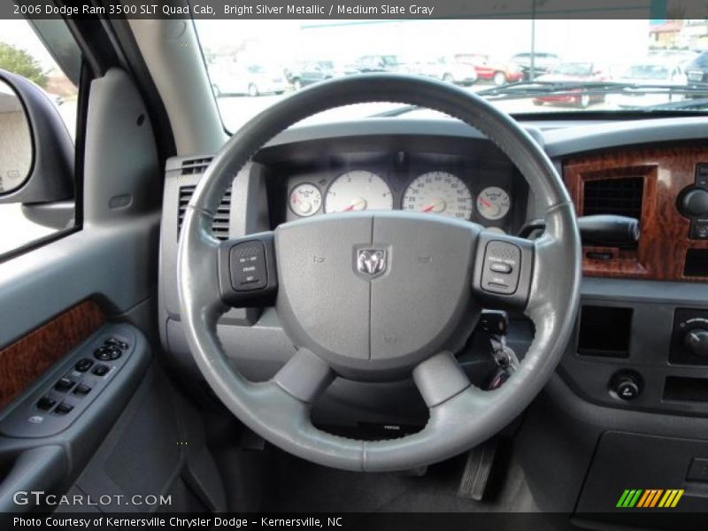 Bright Silver Metallic / Medium Slate Gray 2006 Dodge Ram 3500 SLT Quad Cab