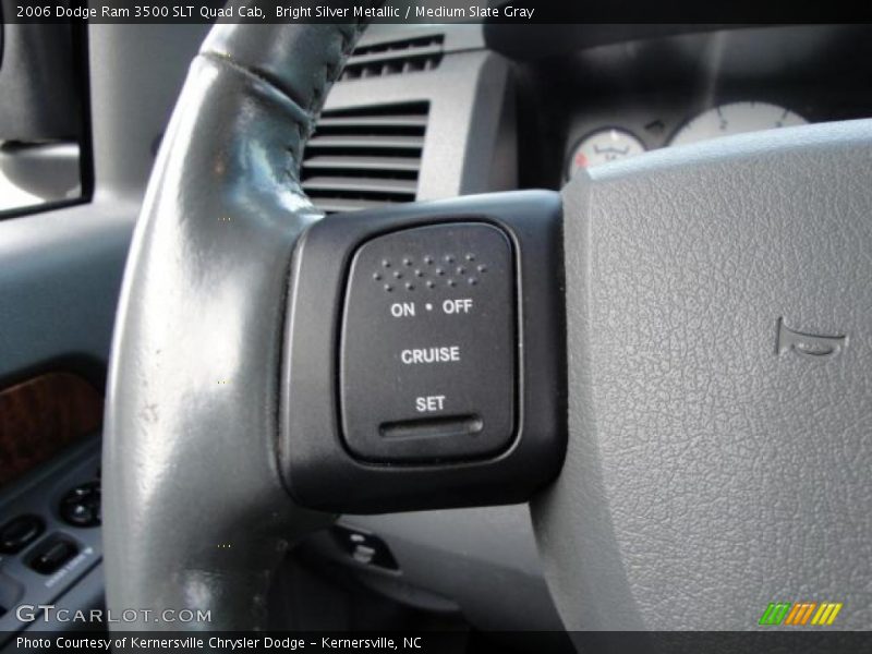 Bright Silver Metallic / Medium Slate Gray 2006 Dodge Ram 3500 SLT Quad Cab