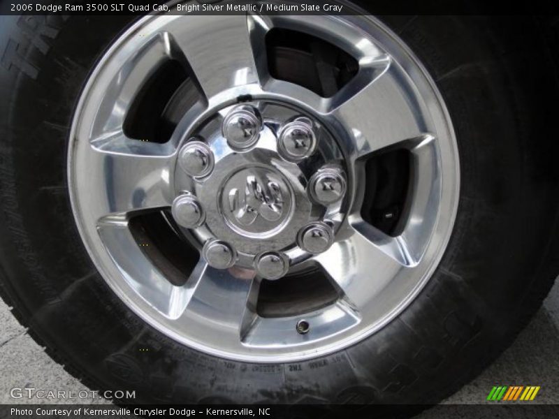 Bright Silver Metallic / Medium Slate Gray 2006 Dodge Ram 3500 SLT Quad Cab